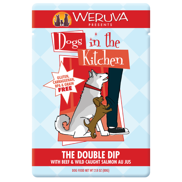 Weruva Dogs in the Kitchen The Double Dip with Beef and Wild Caught Salm