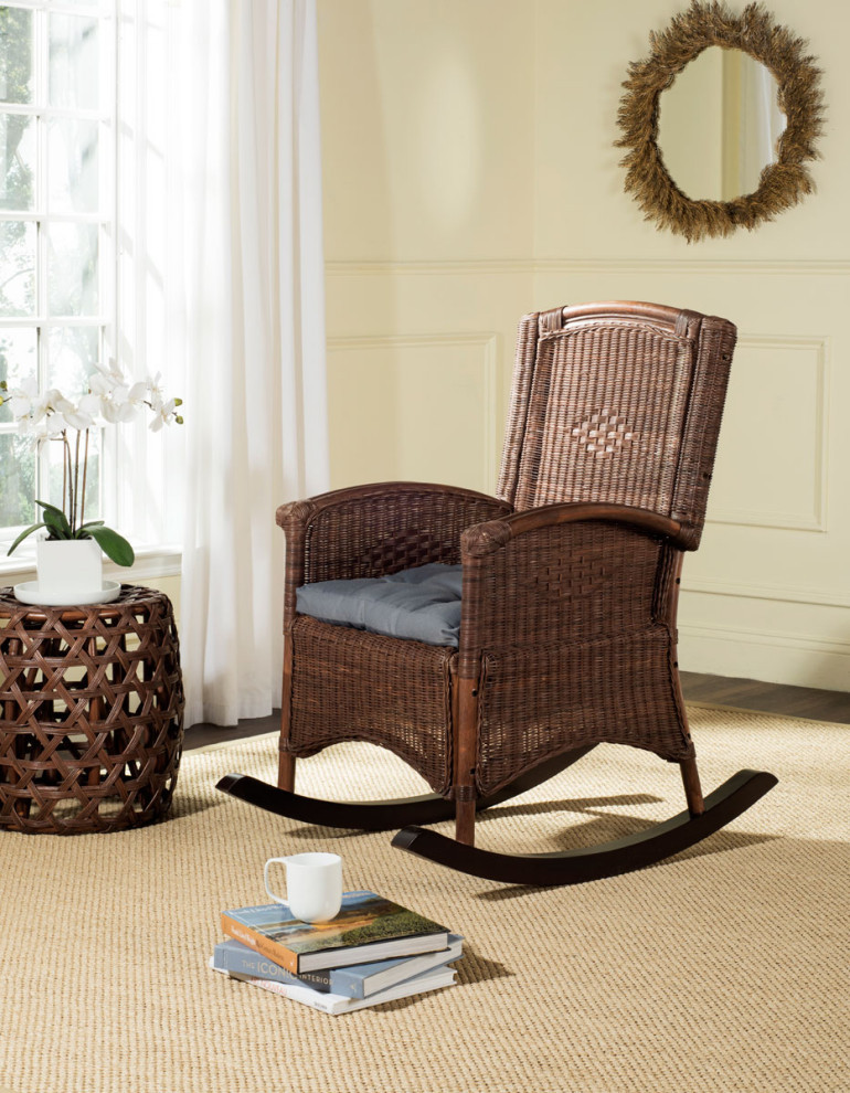 Rhonda Rocking Chair Brown   Tropical   Rocking Chairs   by V.S.D Furniture  Houzz