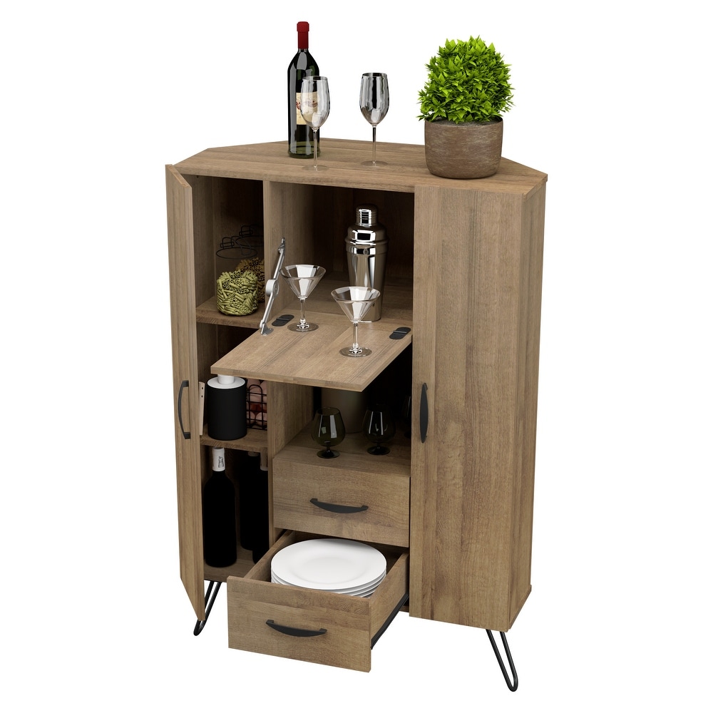 Inval Retro Corner Multi Functional Cabinet