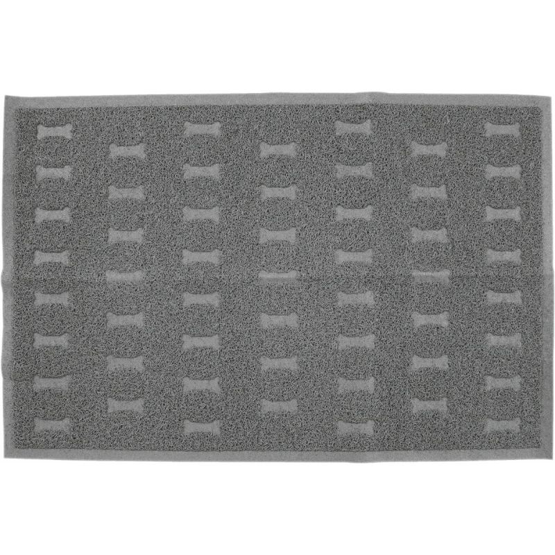 Aspen Pet Jumbo Pet Feeding Mat Gray