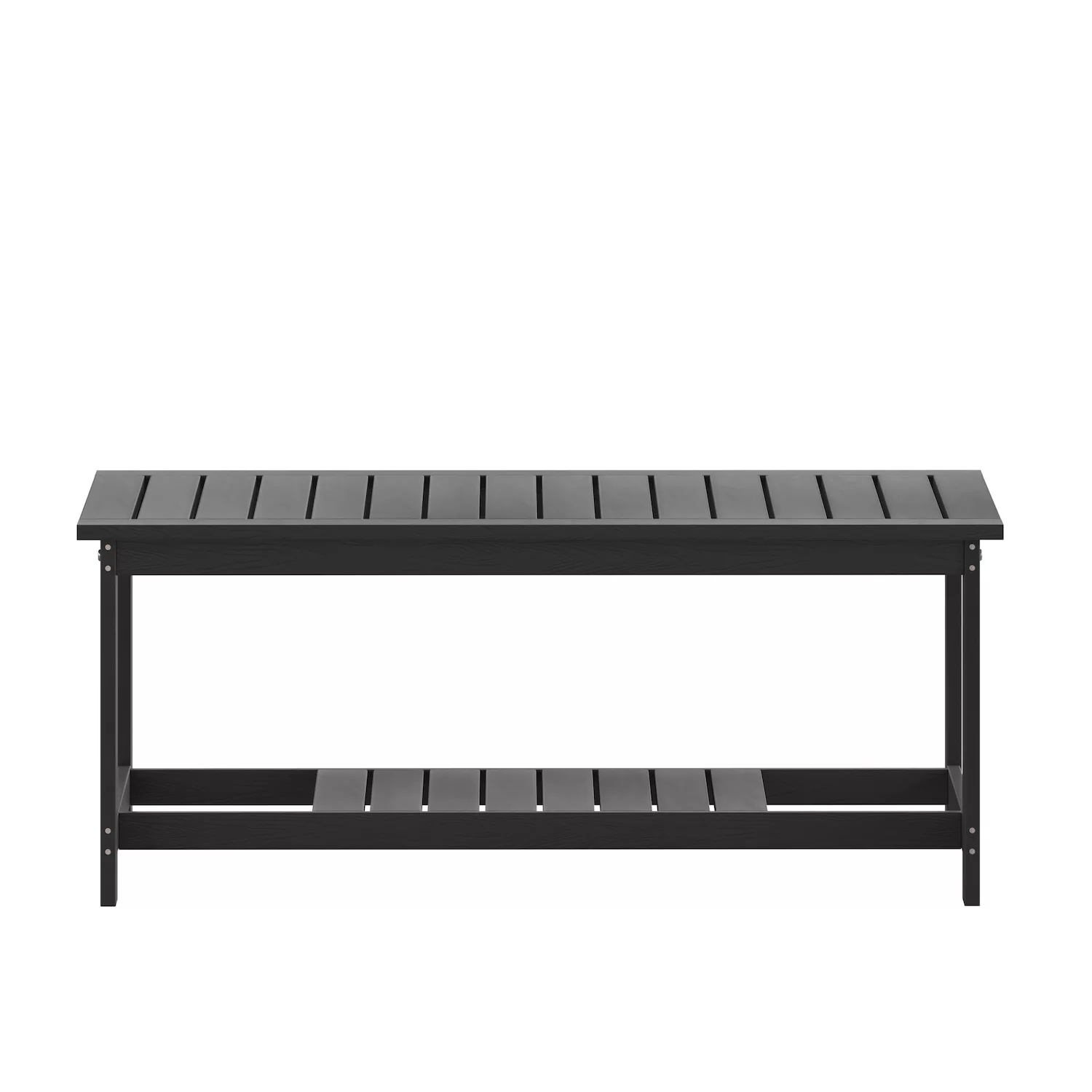 Flash Furniture Charlestown All-Weather Adirondack Slatted Coffee Table