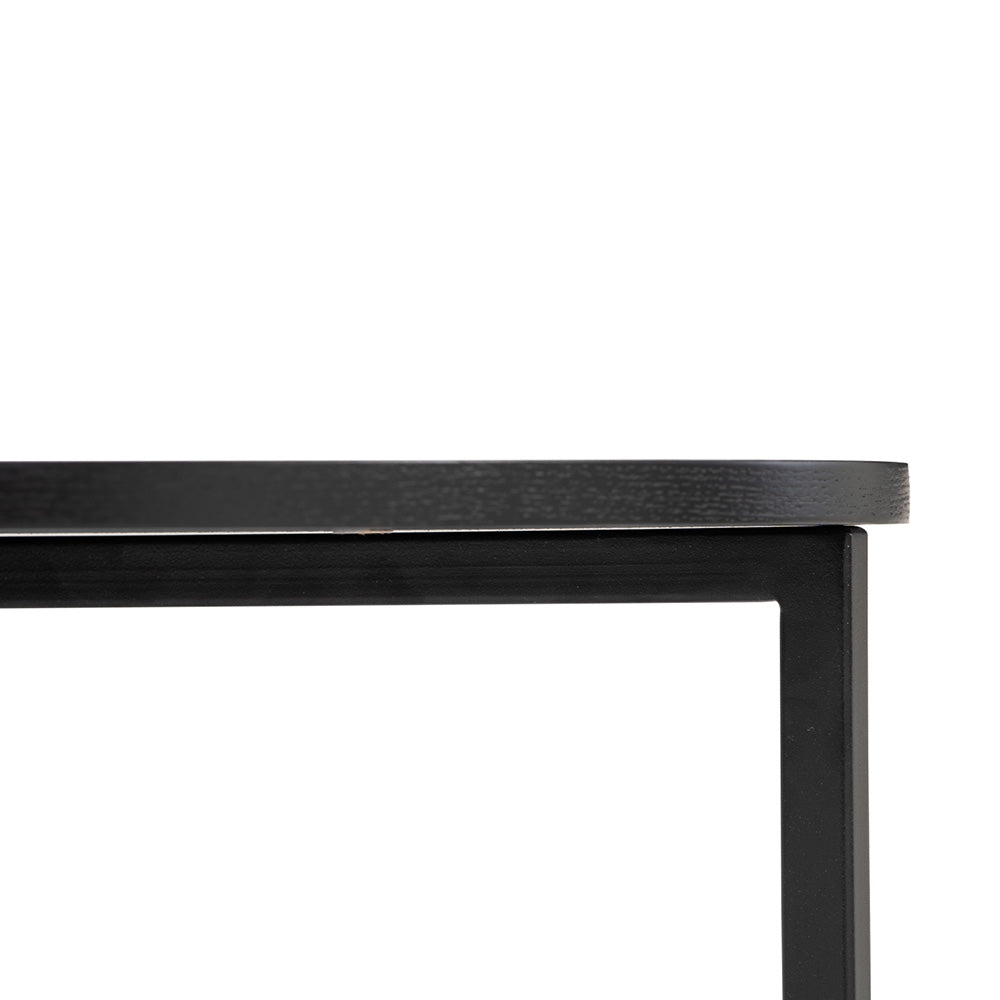 TURNER Round Side Table 46cm - Black