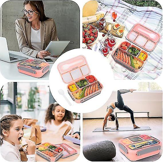 Bento Box， Lunch Box For Kids Adults Leakproof Bento Lunch Box