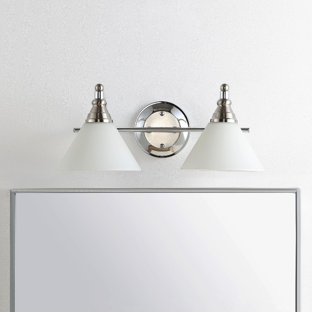 Radnor Wall Sconce Nickel clear Safavieh