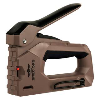 SPEC OPS Heavy Duty Staple Gun 14 in. - 916 in. Staples 18-Gauge Brads Reduced Effort SPEC-M50