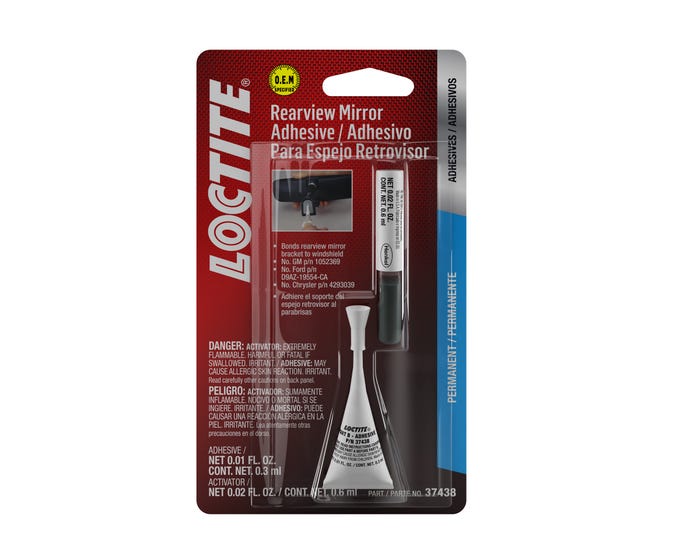 Loctite Rearview Mirror Adhesive 0.33 cc Kit 37438