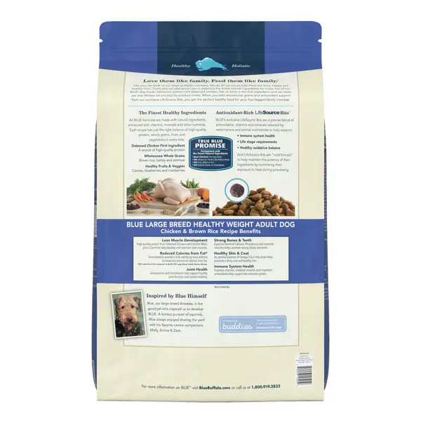 Blue Buffalo Life Protection 30 lb Chicken Adult Large Breed Healthy Weight Dry Dog Food