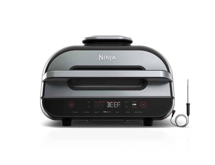 Ninja FG551 Foodi Smart XL 6-in-1 Indoor Grill with 4-Quart Air Fryer