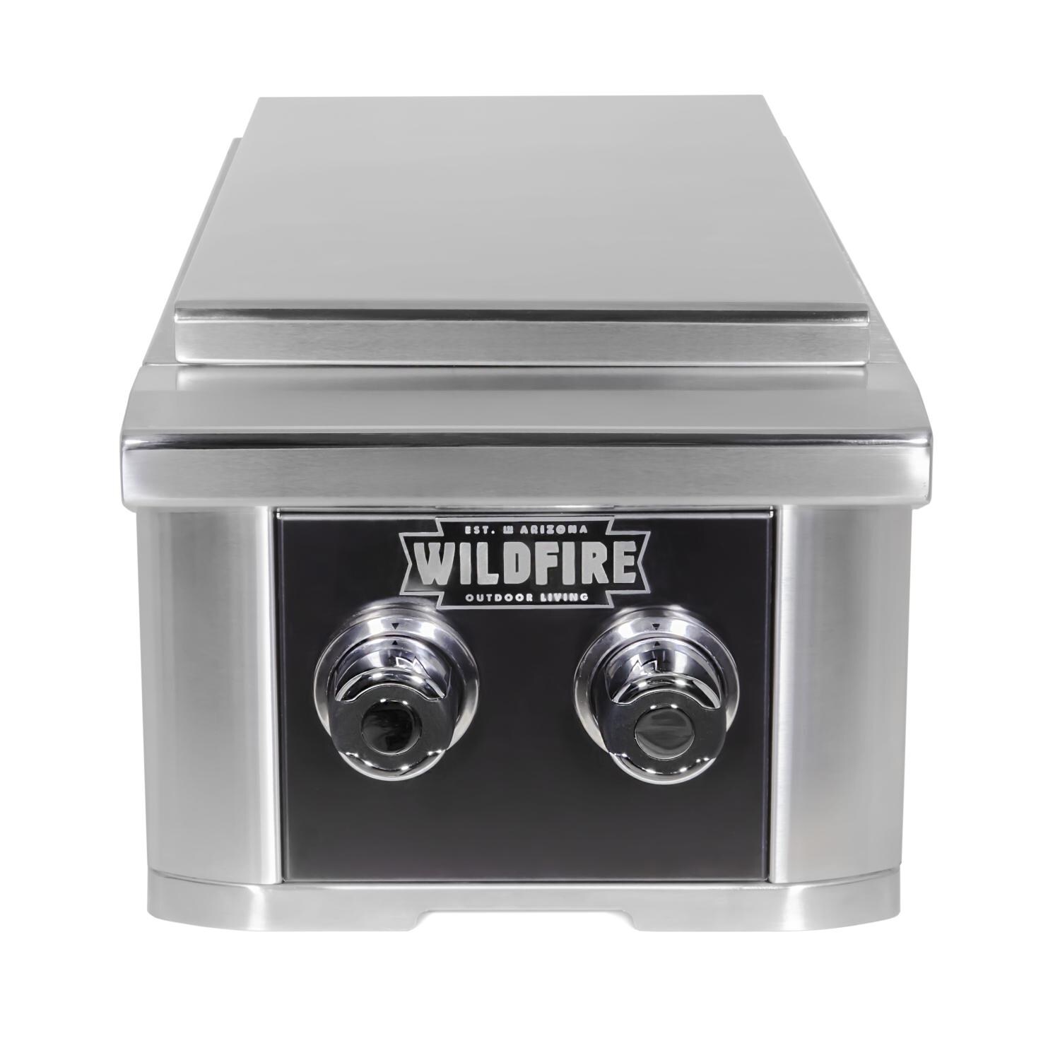 Wildfire Ranch Black 304 SS Propane Double Side Burner