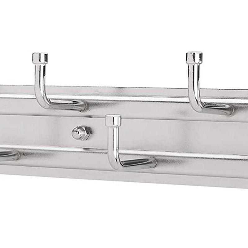 Rev-A-Shelf 12 Pull Out Belt Rack Closet Storage Organizer， Chrome， BRC-12CR