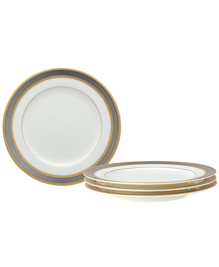 Noritake Brilliance Set of 4 Bread Butter  Appetizer Plates 6-1 2