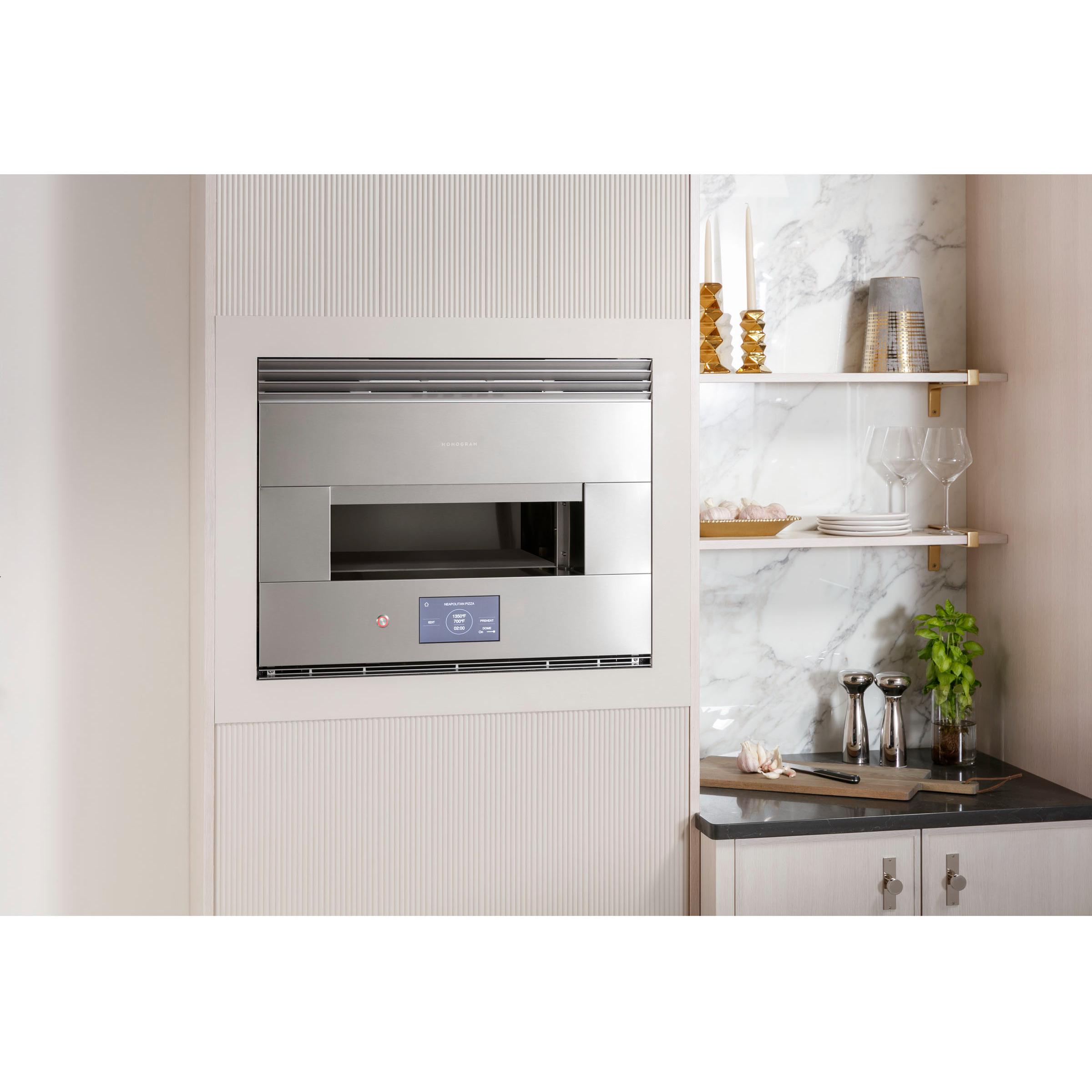 Monogram 30-inch, 1.23 cu.ft. Built-in Single Wall Oven with Wi-Fi Connectivity ZEP30FRSS