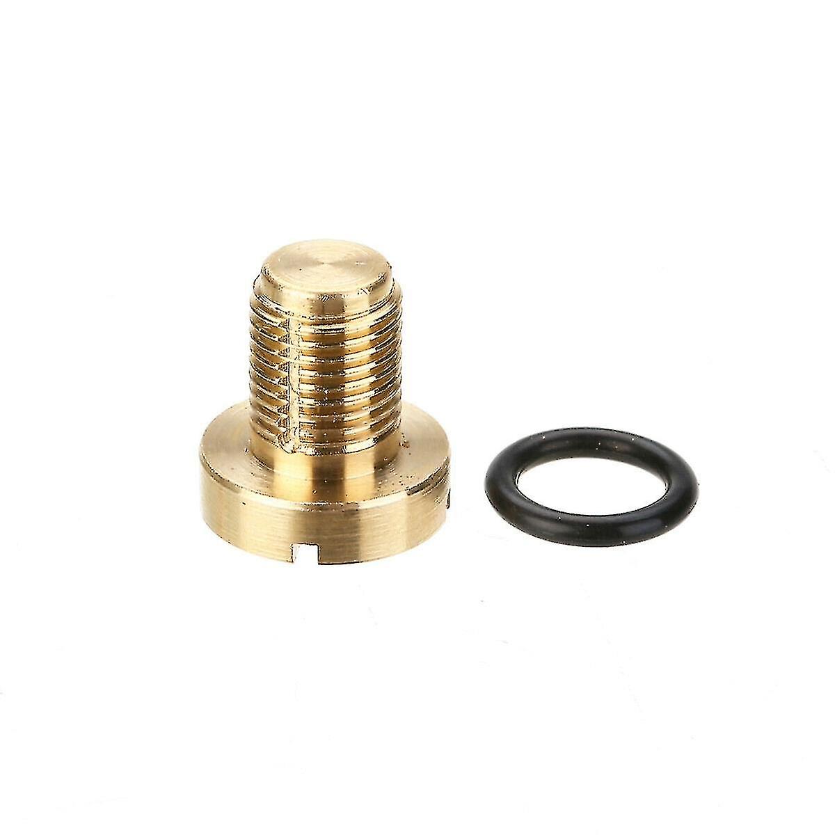 17111712788 Radiator Overflow Coolant Expansion Tank Bleeder Screw Gold For E36 E39 E46 Etc.