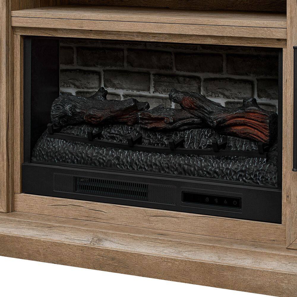 Home Decorators Collection Madison 68 in. Freestanding Electric Fireplace TV Stand in Natural Rustic Oak HDFP68-51BE