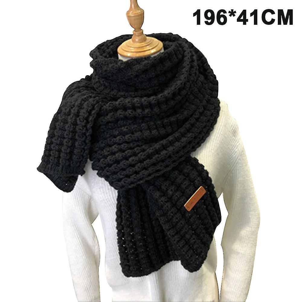 Woolen F Women And Versatile Dual-use Thickened Warmth Student Girl Shawl