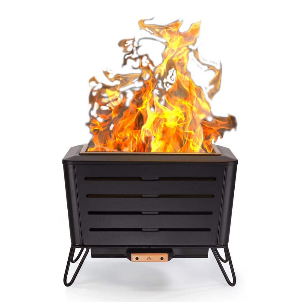 TIKI 21.5 in. Retreat Smokeless Fire Pit Metal Black 112000268