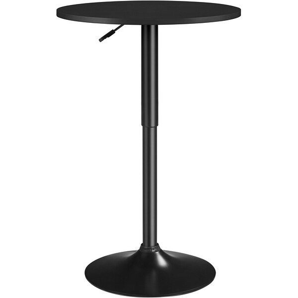 Yaheetech Adjustable Round Pub Table Bar Table