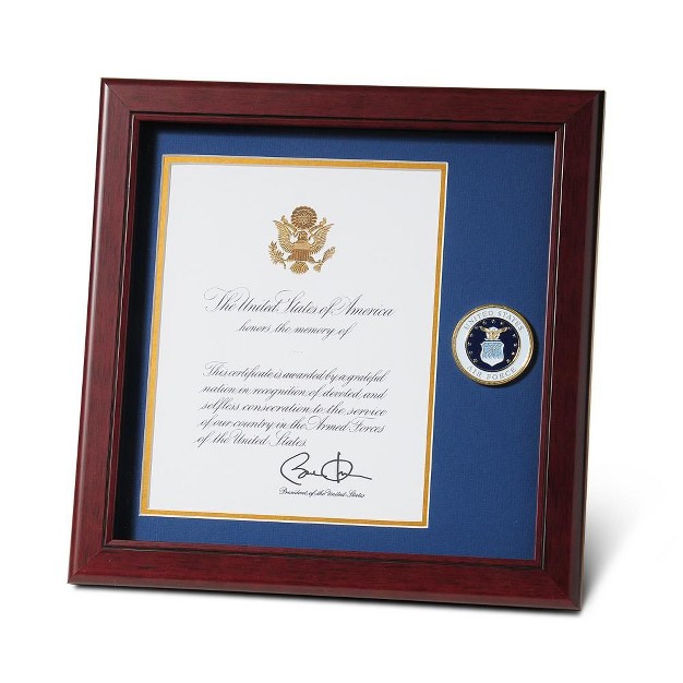 Allied Frame Us Armed Forces Presidential Memorial Certificate Frame With Medallion 8 X 10 Opening