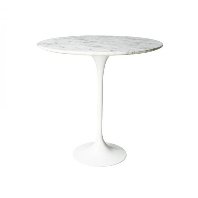 Tulip Side Table in Marble