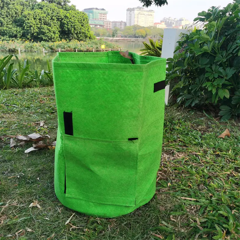 Hot   Selling Heavy   Duty Non Woven Flowerpot Bag Suitable For Outdoor Planting Potato  Tomato Plant Planting Bag