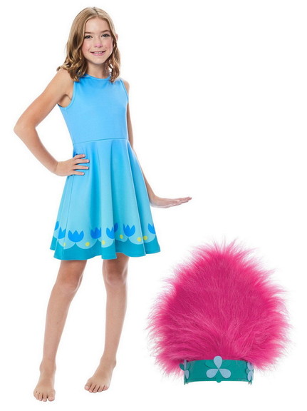 Mad Engine 654236 Trolls Poppy Girls Child Costume...