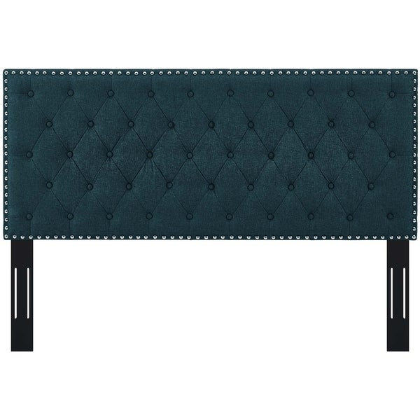 Copper Grove Avdiivka King/Cali King Upholstered Fabric Headboard - - 27621661