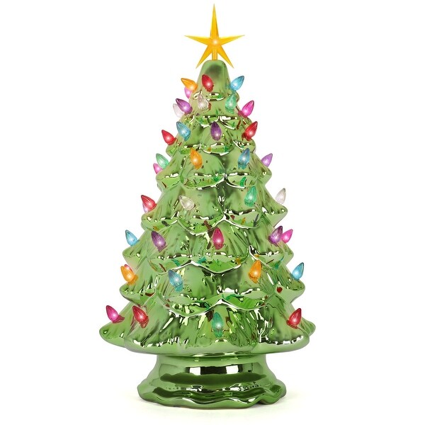 Pearl Olive Ceramic Christmas Tree