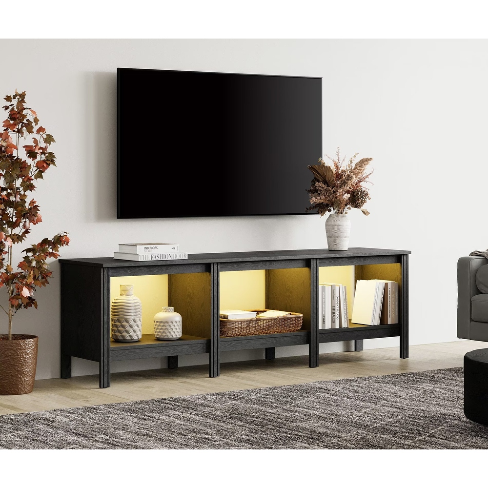 TV Stand for 65 75 Inch TV Console Table  Classic Entertainment Center