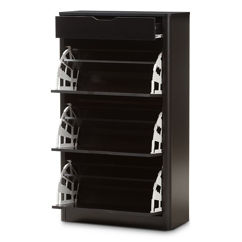 Baxton Studio Cayla Shoe Cabinet