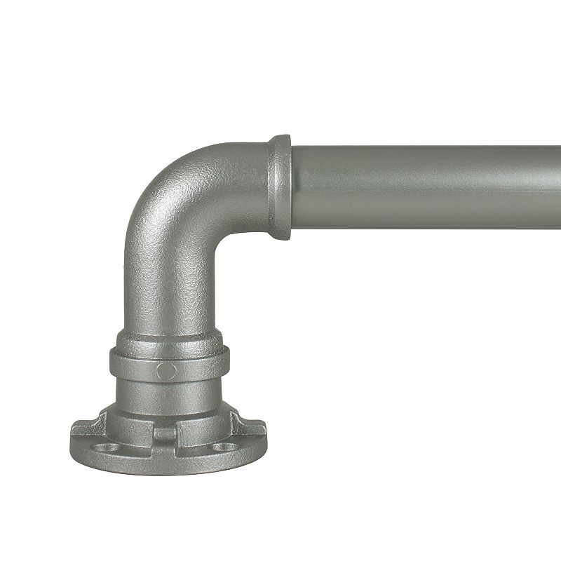 Decopolitan 18-36 Industrial Adjustable Curtain Rod