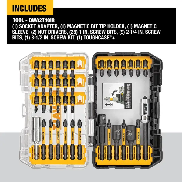 DEWALT 40-Piece FlexTorq Impact Ready Screwdriving Set