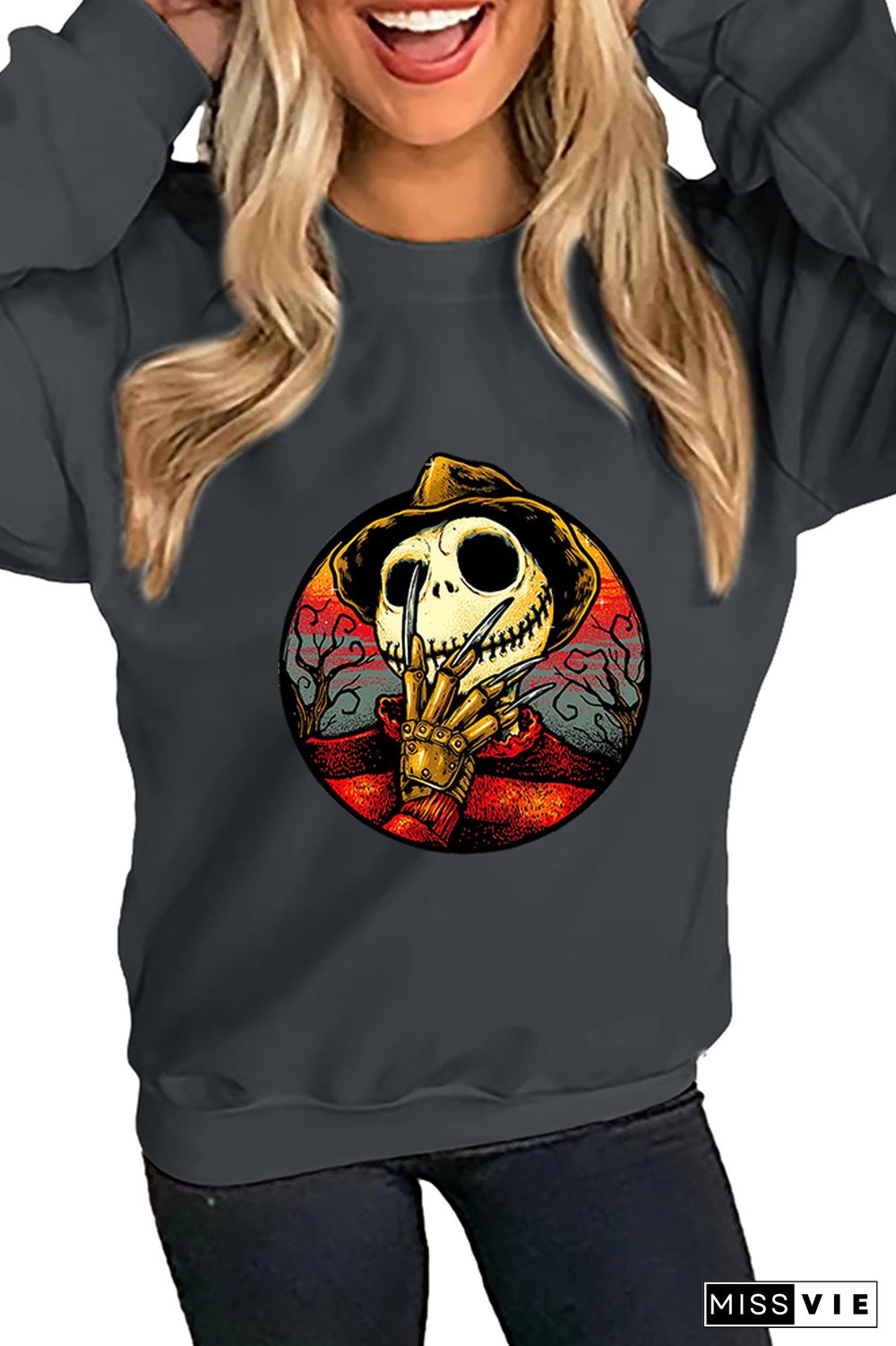 The Nightmare before Freddy, Jack Skellington Freddy Krueger Sweatshirt Wholesale