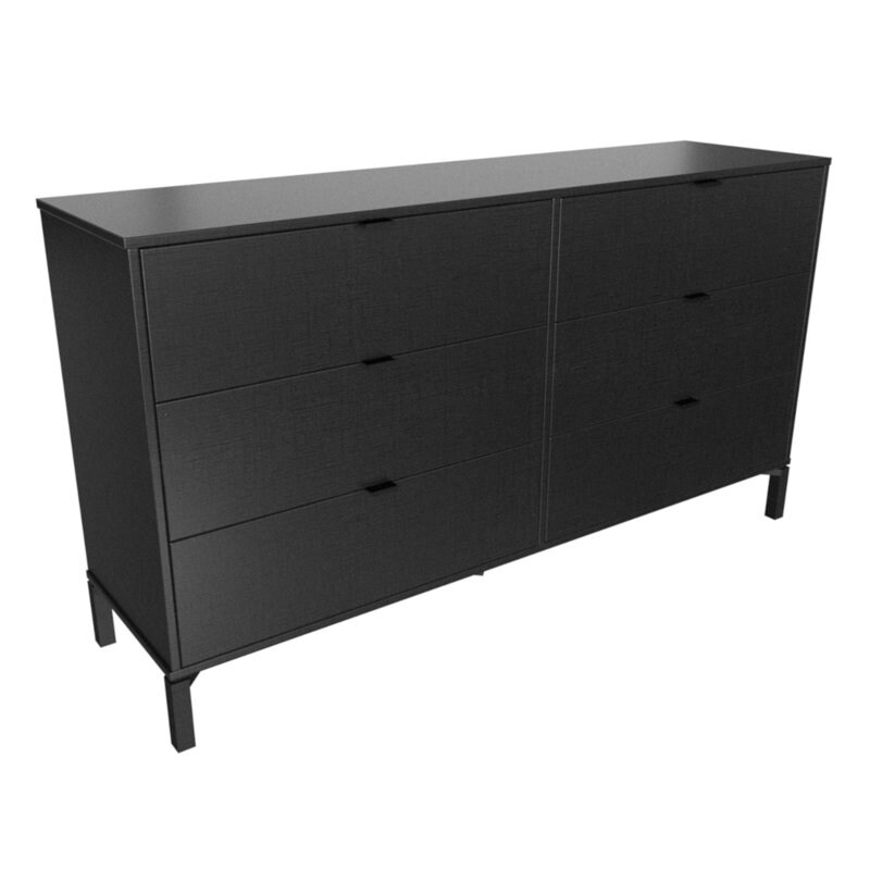 Modern 6 Drawer Dresser