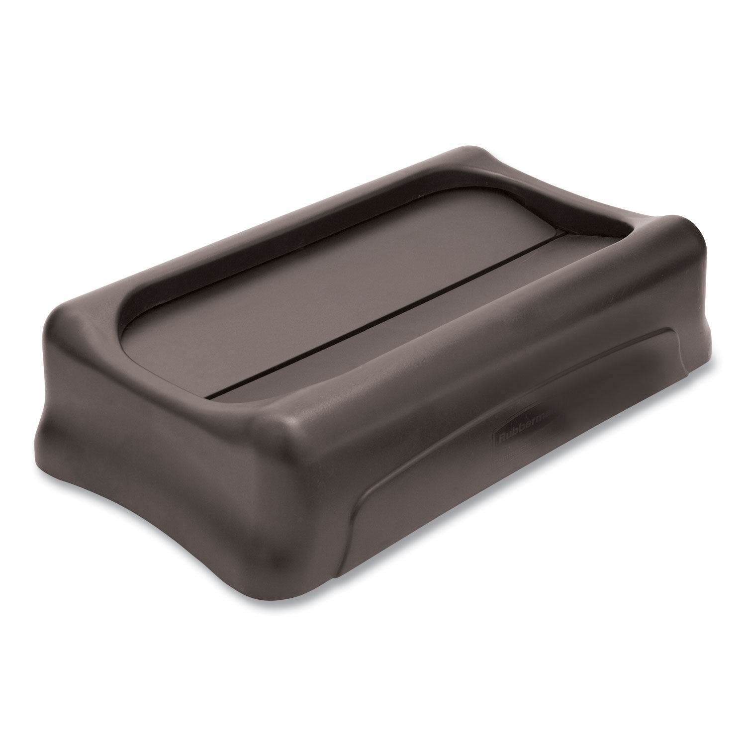 Swing Top Lid for Slim Jim Waste Containers by Rubbermaidandreg; Commercial RCP267360BK