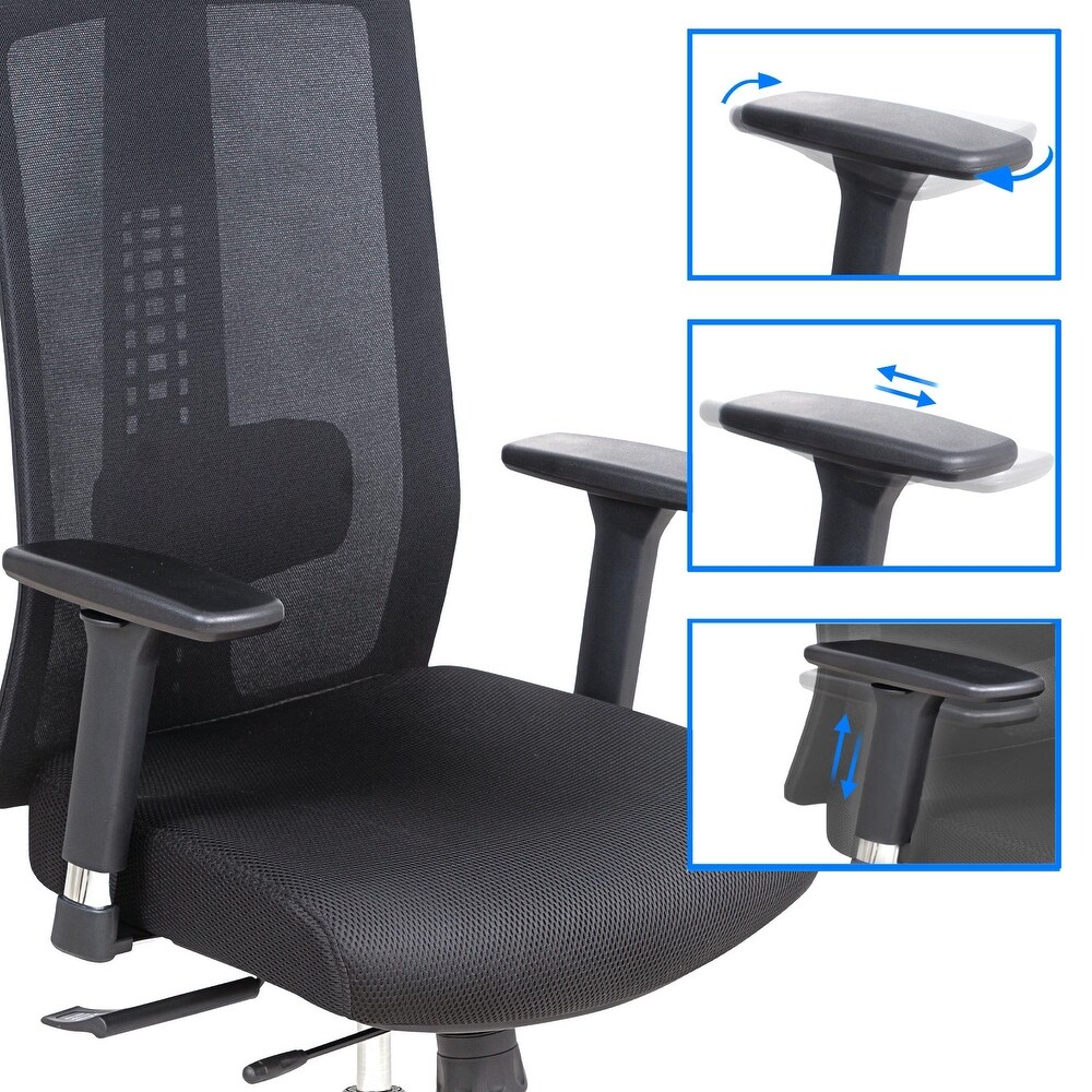 Lanbo Ergonomic Swivel Office Chair Adjustable Lumbar Support Desk Chair with Breathable Mesh