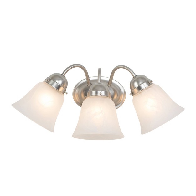 Yosemite 3 light Vanity Satin Nickel