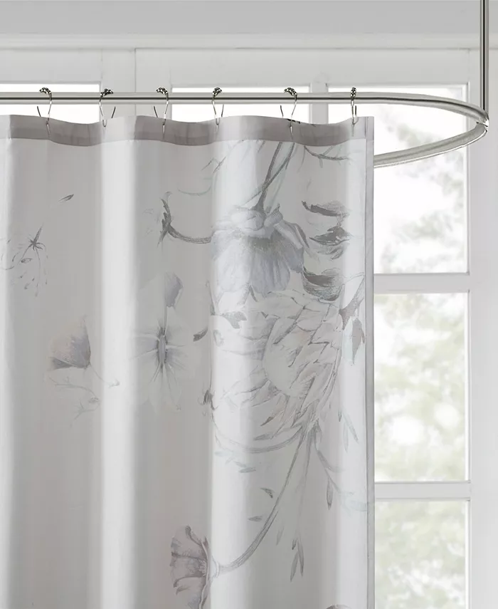 Madison Park Cassandra Printed Cotton Shower Curtain 72 x 72