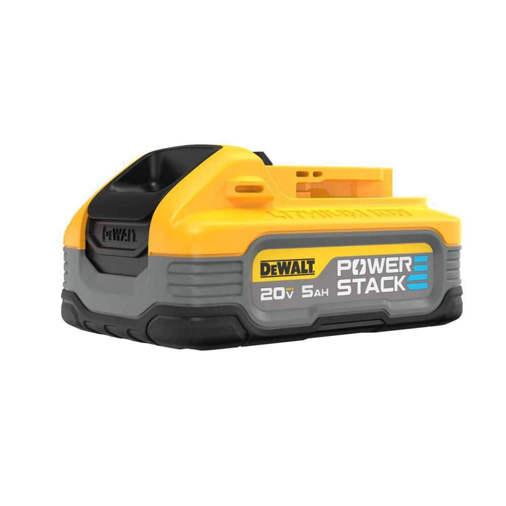 DEWALT POWERSTACK 20V Lithium-Ion 5.0Ah Battery Pack (2 Pack) DCBP520-2