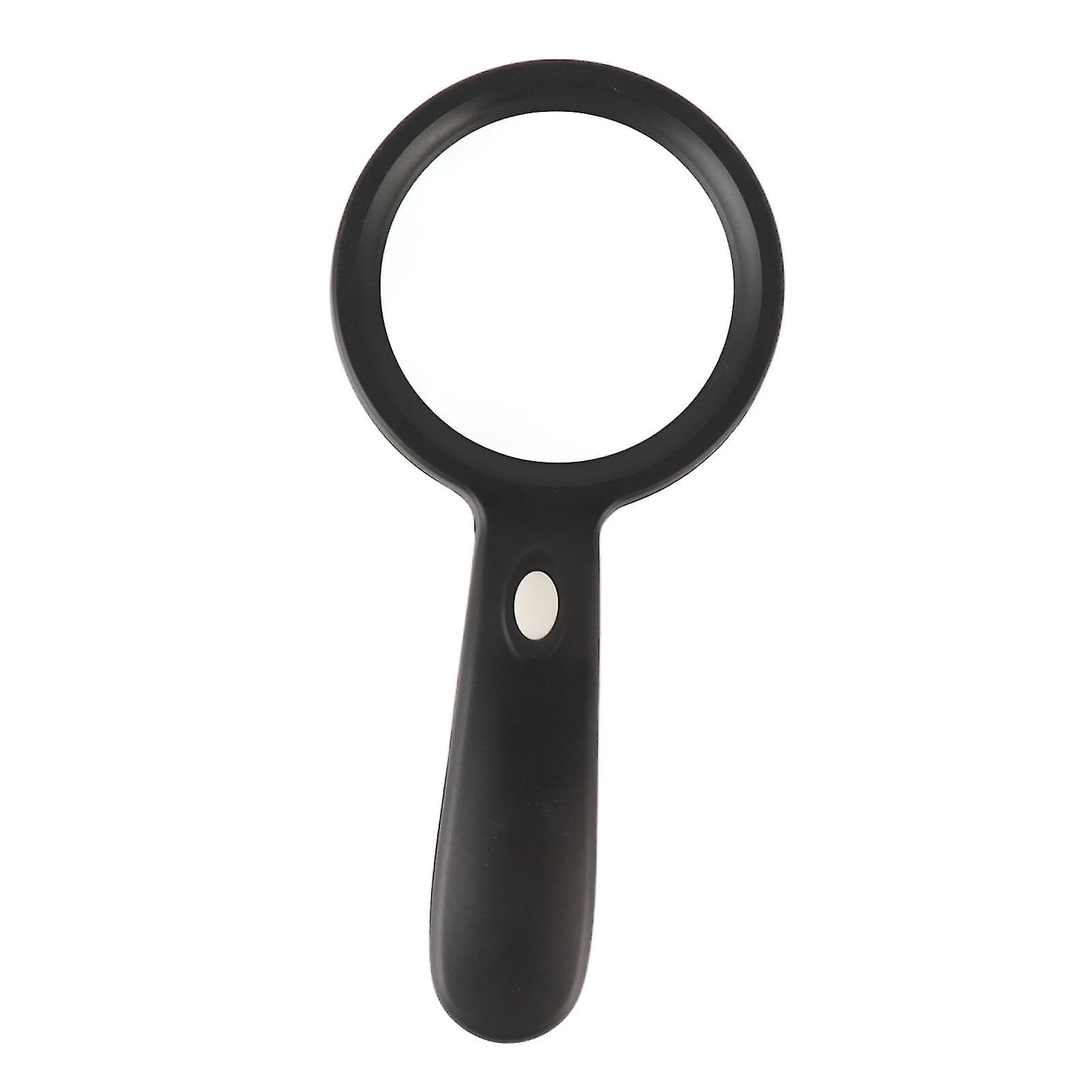 Magnifying Glass 10X Portable Handheld Magnifier with 12 LED Light for Seniors Reading Repairing Inspection