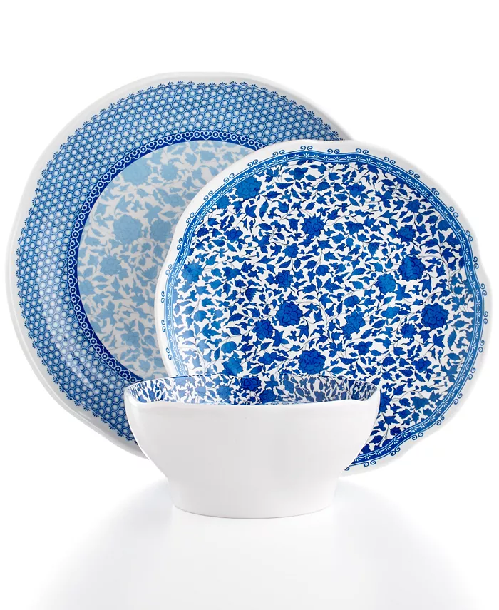 Q Squared Heritage Melamine Dinnerware Collection