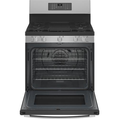 GE Profile 30-inch Freestanding Dual-Fuel Range with Wi-Fi Connectivity PC2B935YPFS