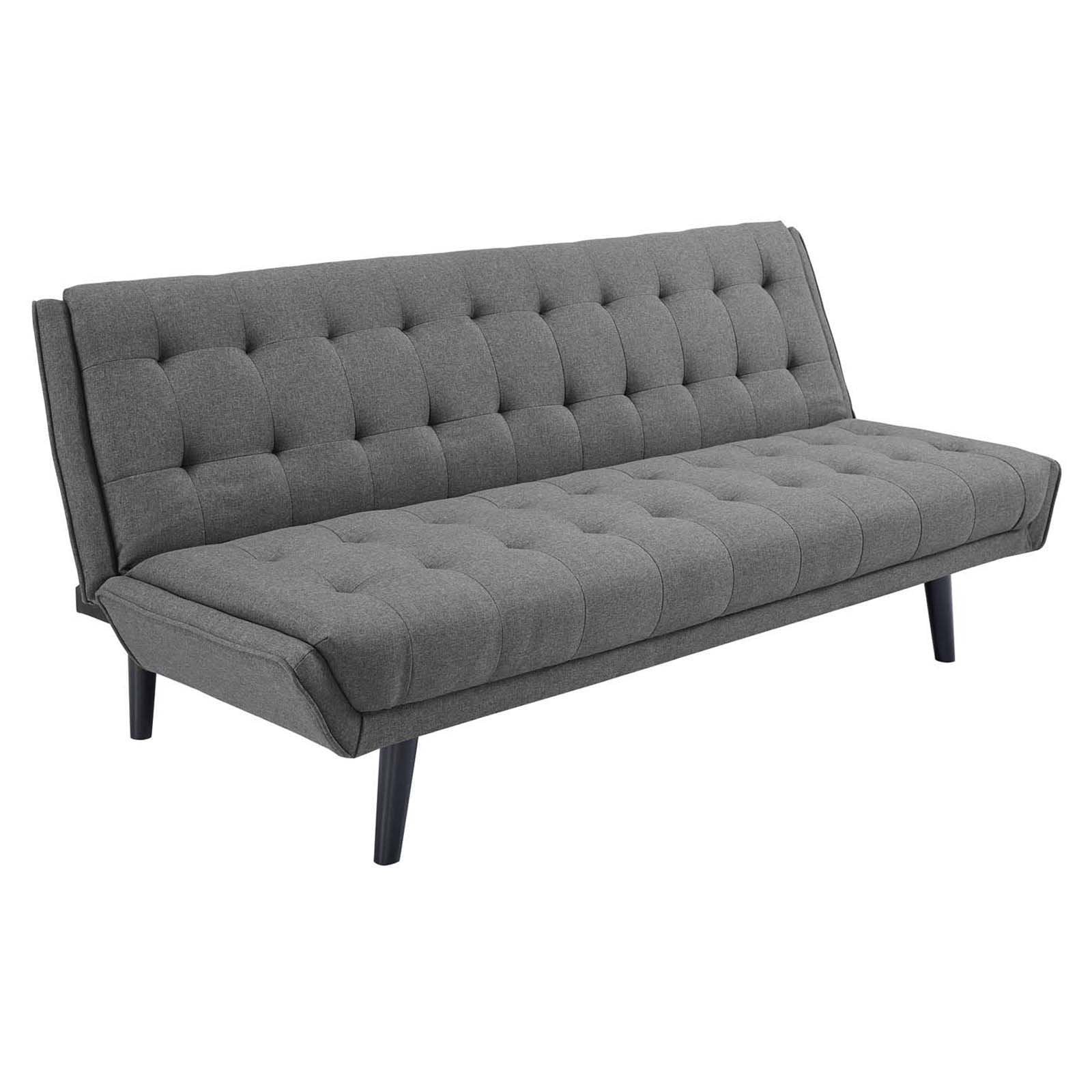 Modway Glance Tufted Convertible Fabric Sofa Bed