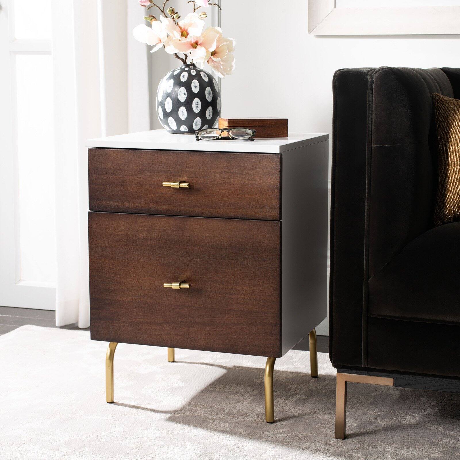 Safavieh Genevieve 2 Drawer Nightstand