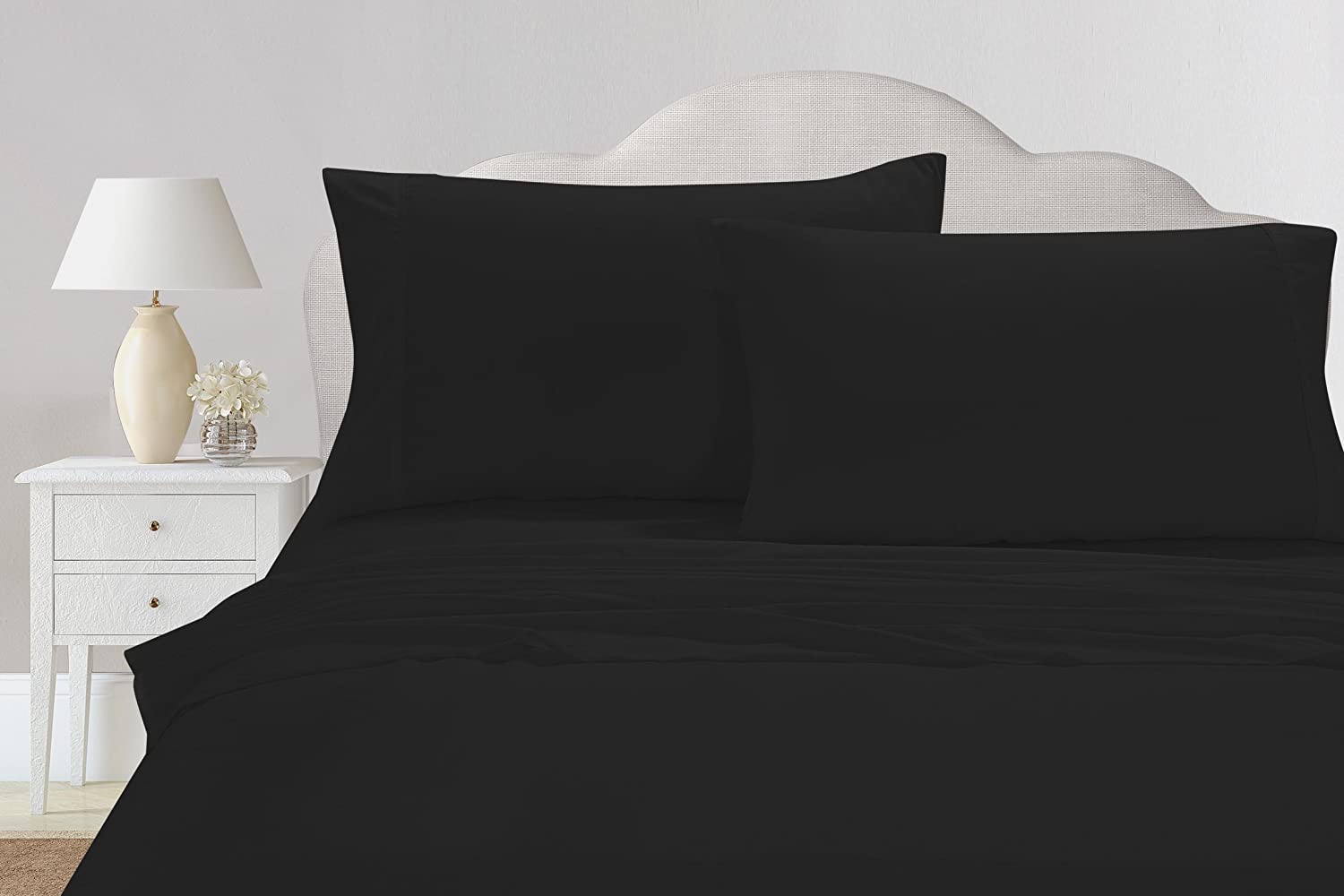 Set of 2 Silky Soft Polyester Single Flat Sheet