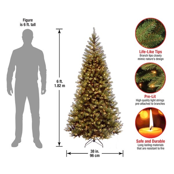 National Tree Company 6 ft. Aspen Spruce Tree