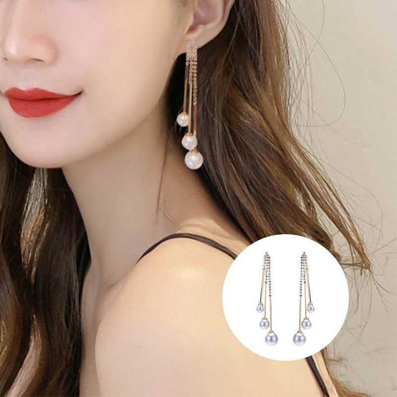 Fashion Double Layer Hook Earrings