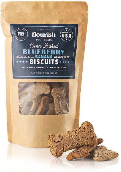 Flourish Blueberry Banana Biscuit Dog Treats