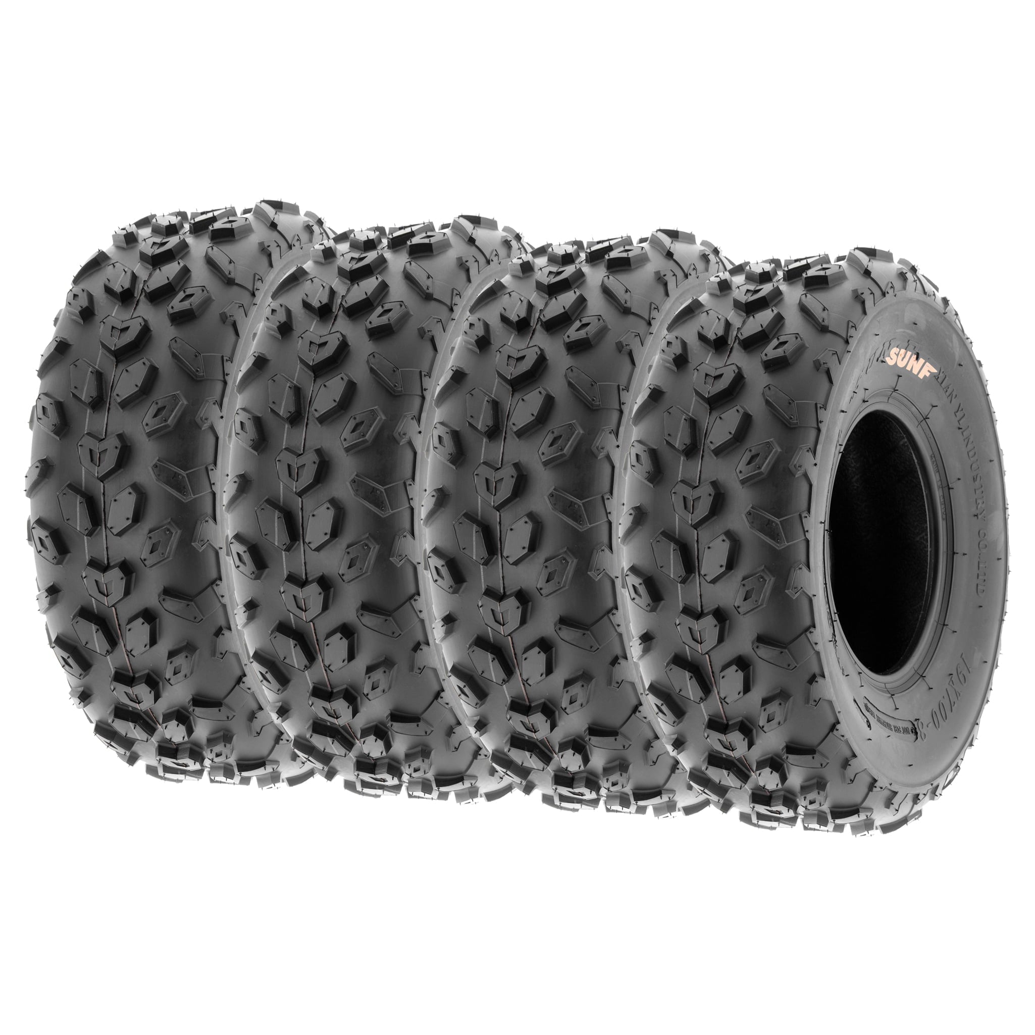 SunF Full set of All Trail ATV UTV Tires 145/70-6 6 PR A014