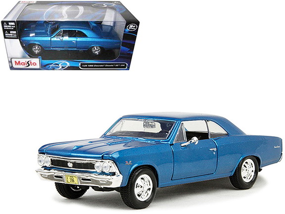 Maisto 31960bl  1966 Chevrolet Chevelle SS 396 Blu...