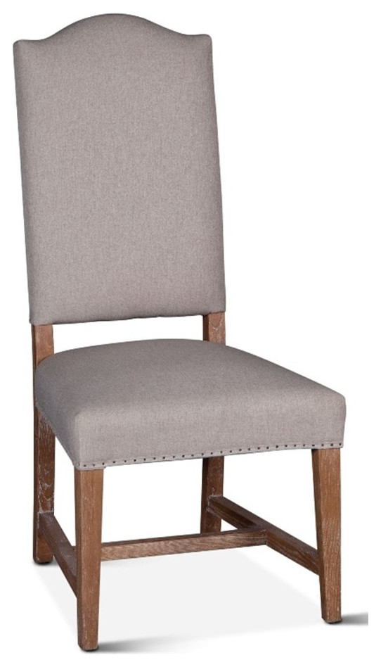 World Interiors Pengrove 18.5 quotWood Fabric Dining Chairs in Beige (Set of 2)   Transitional   Dining Chairs   by Homesquare  Houzz